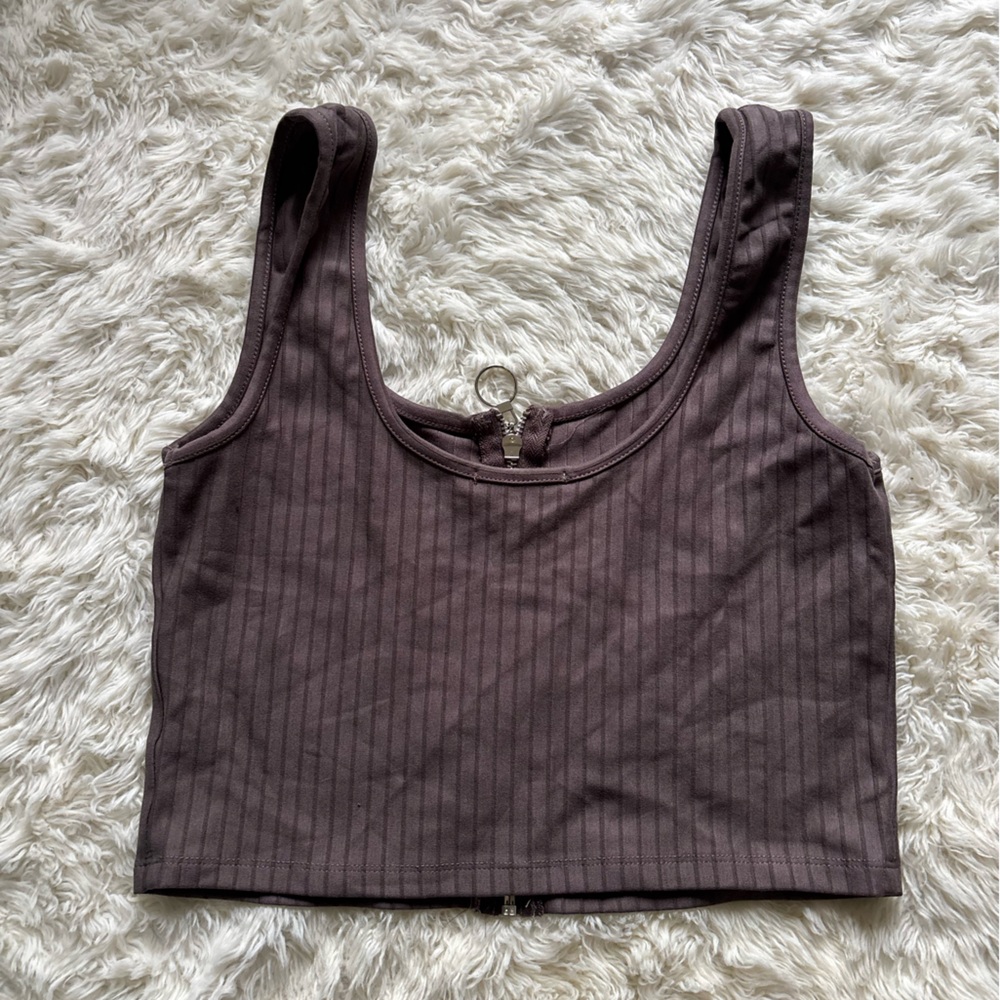 Iris Chocolate Ribbed Matching Set - Picture 9 of 10